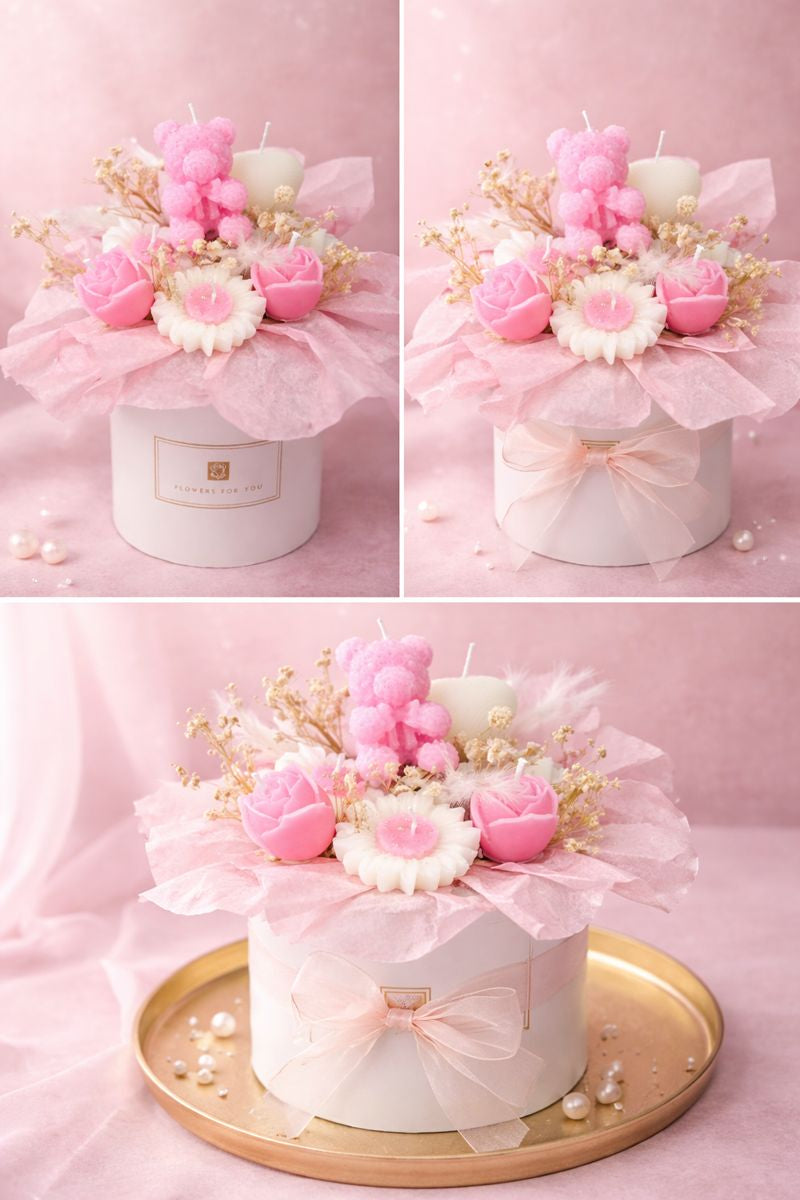 Candle Flower Bouquet
