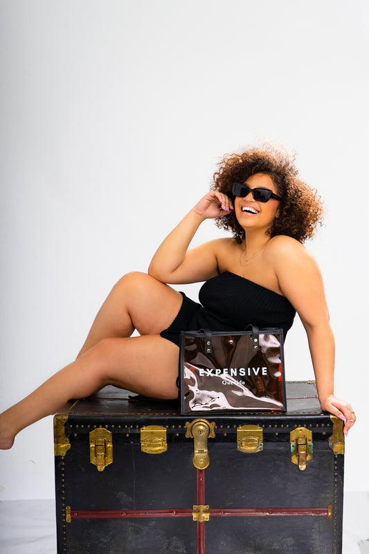 transparent tote bag