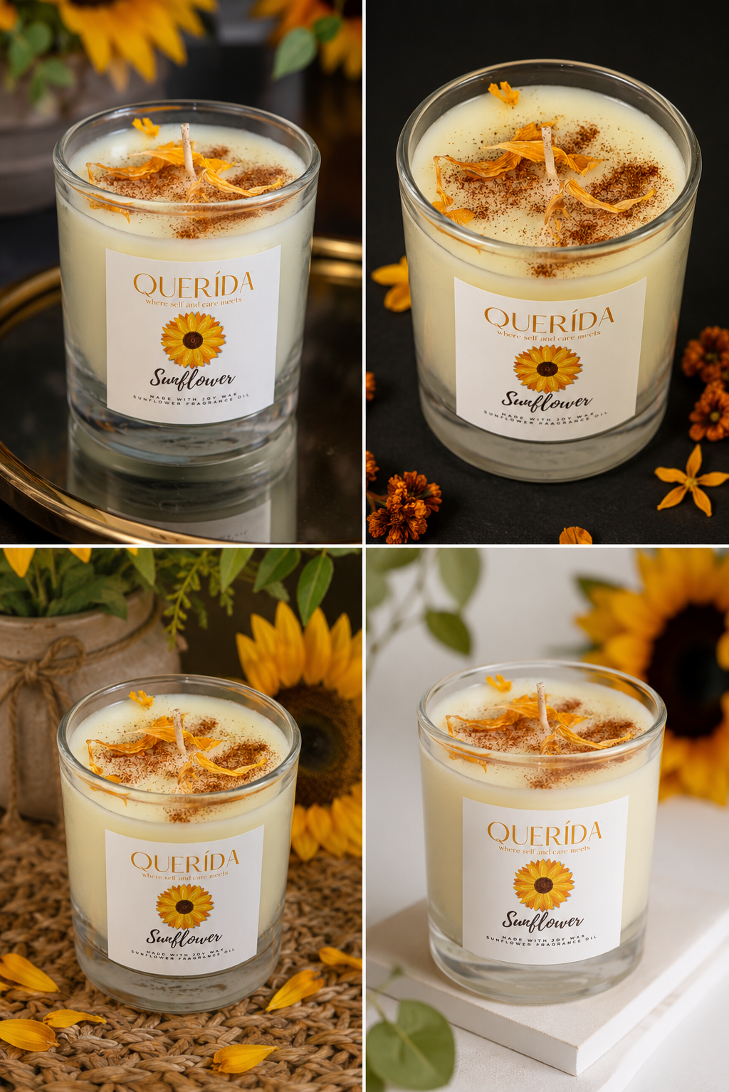 Sunflower Candle