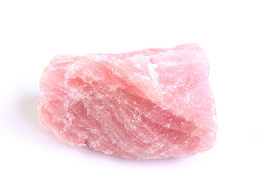 Rose quartz crystal