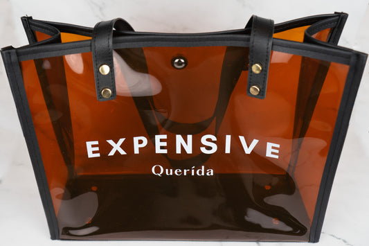 transparent tote bag