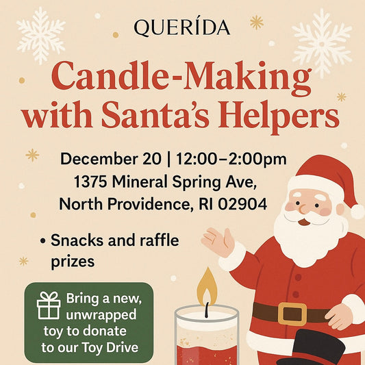 🎄 Candle-Making with Santa’s Helpers at QUERÍDA