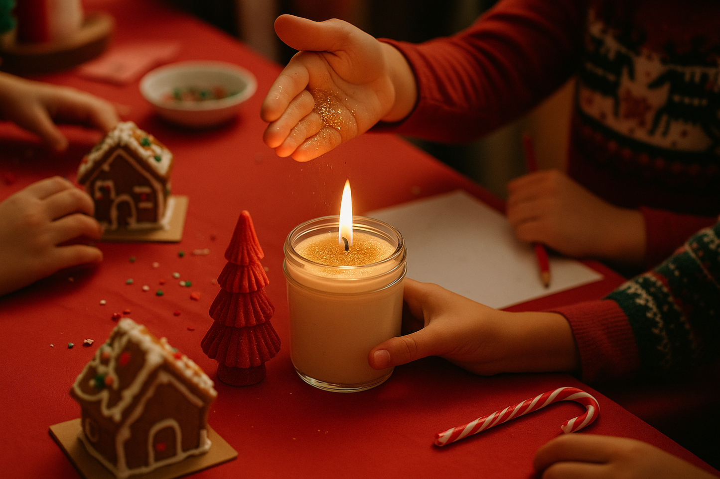🎄 Candle-Making with Santa’s Helpers at QUERÍDA