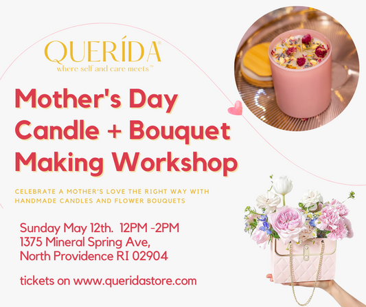 Mother's Day Candle + Bouquet Workshop